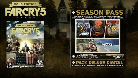 Far Cry 5 Gold Edition v.1.011 (2018/RUS/ENG/RePack от xatab)