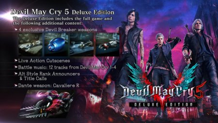 Devil May Cry 5: Deluxe Edition + DLC (2019/RUS/ENG/RePack от xatab)